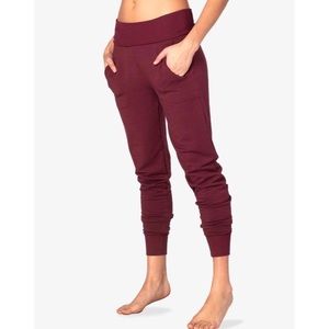 BEYOND YOGA Cozy Fleece Foldover Long Sweatpant